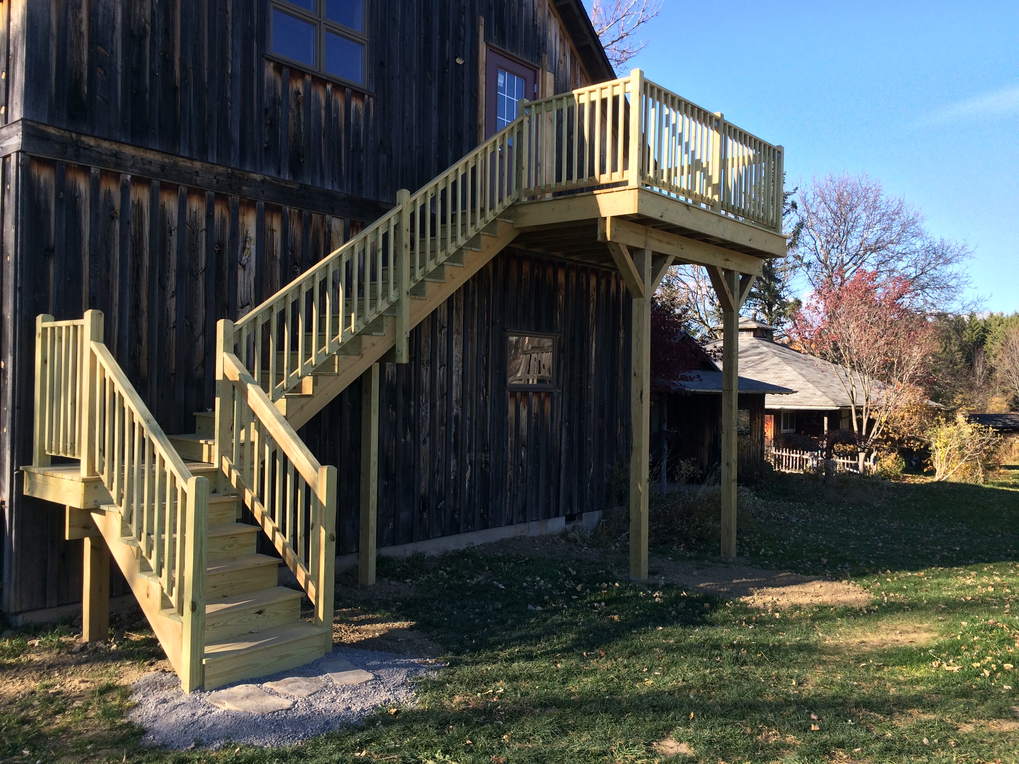 Custom 2nd story balcony