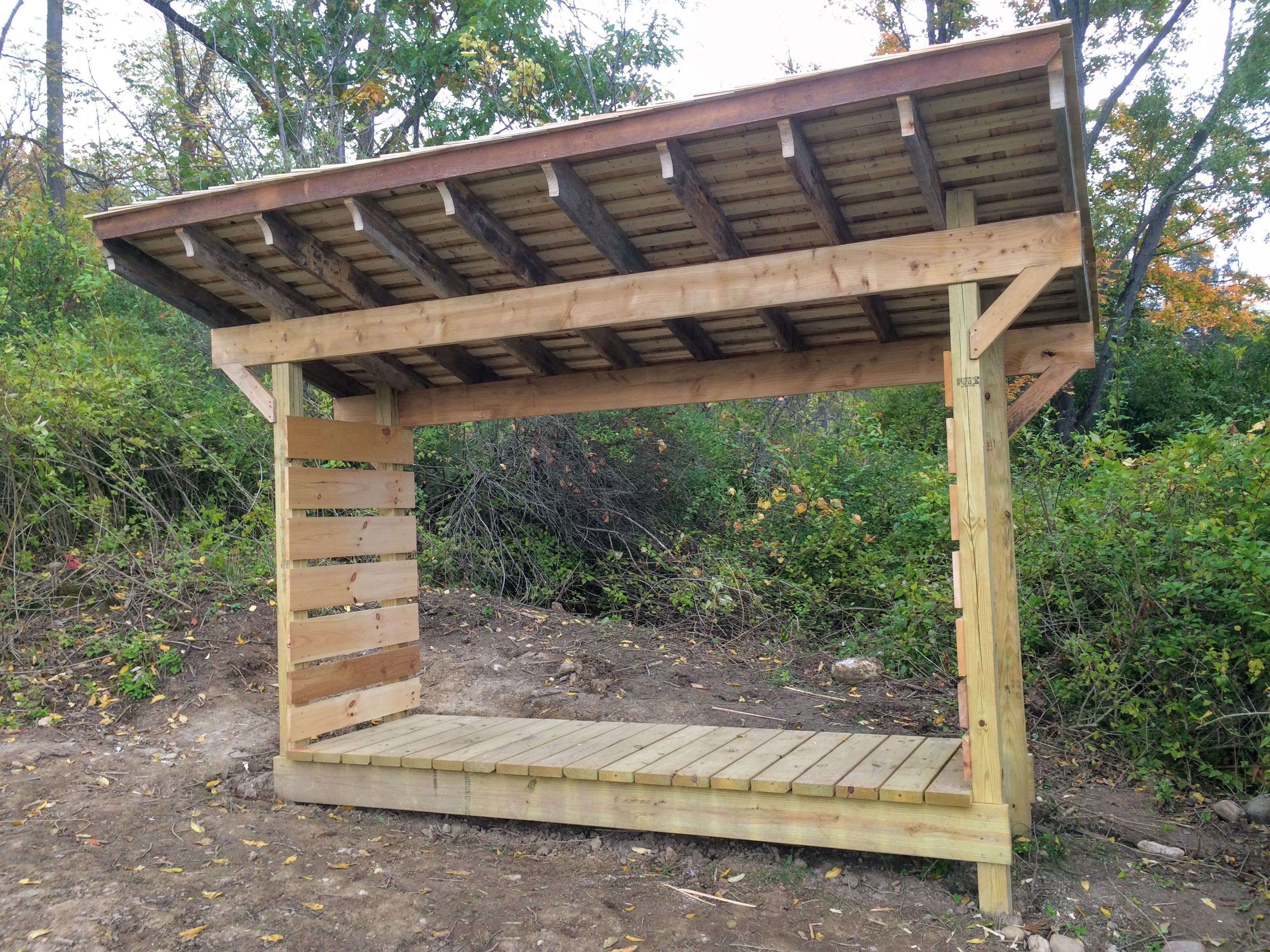 Firewood Storage Shed