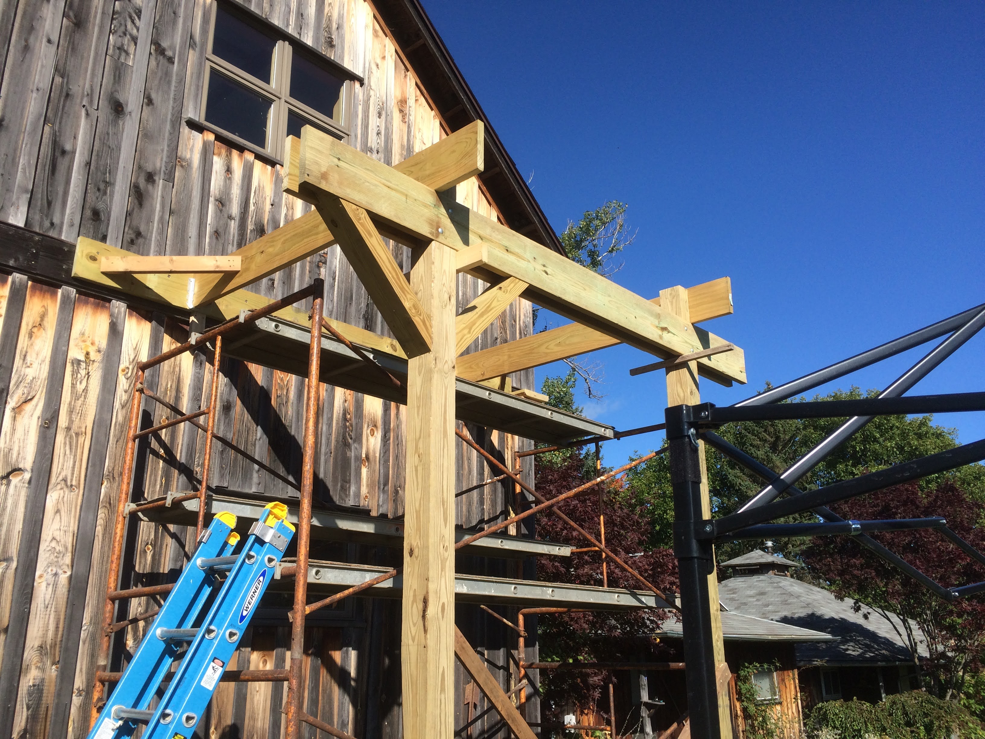 Framing in progress